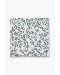7 For All Mankind - Blue Pocket Square Clothing The Harlem Pocket Square In Cream for Men - Lyst
