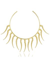 Arme De L'Amour | Metallic Dangling Horn Necklace | Lyst