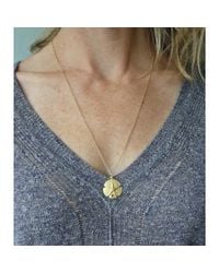 Peyton William Handmade Jewelry | Natural Sand Dollar 18kt Gold Filled Necklace | Lyst