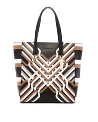 Trina Turk | Brown Geo Canyon Tote | Lyst