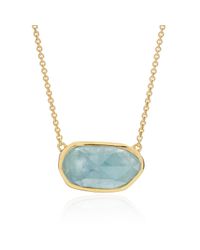 Monica Vinader | Blue Capri Necklace | Lyst