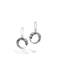 John Hardy | Metallic Legends Naga Small Dragon Earrings | Lyst