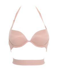 Wolford | Pink Sheer Touch Push-up Bra | Lyst