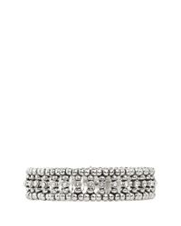 Philippe Audibert | Metallic 'elie' Crystal Bead Elastic Bracelet | Lyst