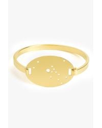 7 For All Mankind | Yellow Taurus Hinged Bracelet | Lyst