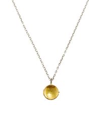 Arman Sarkisyan | Metallic Large Le Medaillon Round Locket With Diamonds And Sapphires | Lyst