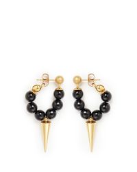 Ela Stone | Metallic Ana Agate Bead Spike Earrings | Lyst