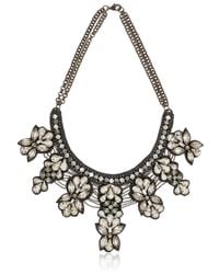 Deepa Gurnani | Black Mergers And Acquisitions Necklace | Lyst