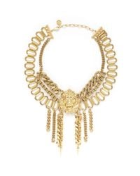 Ela Stone | Metallic Lion Nala Plastron Necklace | Lyst