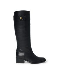 Pink Pony | Black Sadira Calfskin Boot | Lyst