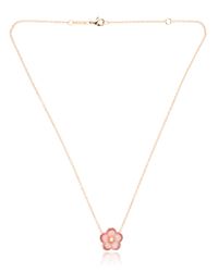Ferragamo | Pink Anemone Necklace | Lyst