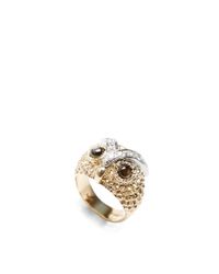 Peter Byworth | Metallic Owl Ring | Lyst