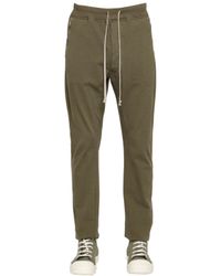 Rick Owens | Green Drkshdw Cotton Jersey Jogging Pants | Lyst