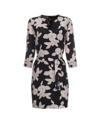 Paul Smith | Multicolor Women'S 'Miami Beach Floral' Long-Sleeved Silk Dress | Lyst