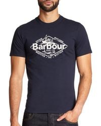 Barbour | Blue Harbour Cotton T-shirt for Men | Lyst