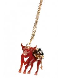 Matthew Williamson | Metallic Taurus Pendant Necklace | Lyst