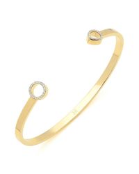 Monica Vinader | Metallic Diva Thin Open Cuff | Lyst