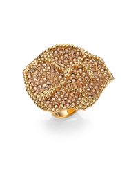 Chloé | Metallic Eleanor Crystal Ring | Lyst