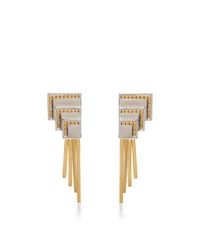 Monica Sordo | Metallic Anuket Silver Baby Earring | Lyst