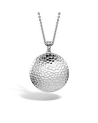 John Hardy | Metallic Dot Large Round Pendant | Lyst