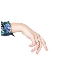 Pixie Market - Metallic The Lily Ring - Lyst