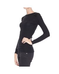 Class Roberto Cavalli | Black Sweater | Lyst