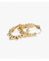Pamela Love | Metallic Tribal Spike Hoop Earrings | Lyst