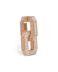 Wilfredo Rosado - Pink Double Link Diamond Earrings - Lyst