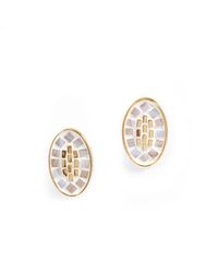 Lulu Frost - Metallic *new* Mosaic Stud - Lyst