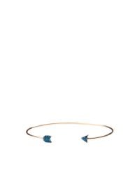 Diane Kordas | Blue Arrow Bangle in 18k Rose Gold and Diamond | Lyst