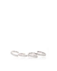 Lauren X Khoo | Orange Bespoke Four-finger Ring | Lyst