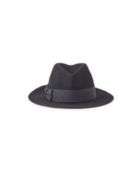 Polo Ralph Lauren | Black Wool Felt Fedora | Lyst