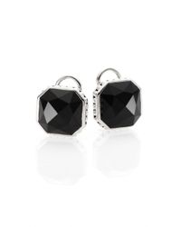 Lagos | Black Onyx Doublet Sterling Silver Earrings | Lyst