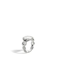 John Hardy | Metallic Dot Large Round Disc Ring | Lyst