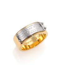 Marc By Marc Jacobs | Metallic Standard Supply Band Ring | Lyst