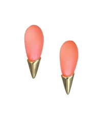 Alexis Bittar | Pink Desert Jasmine Lucite Capped Spike Earrings | Lyst