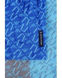 Armani Jeans | Blue Scarf | Lyst