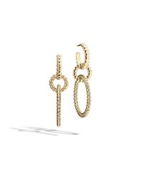 John Hardy | Metallic Classic Chain Circle Hoop Drop Earrings | Lyst