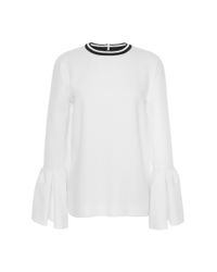 Mother Of Pearl | White Varden Wool Top | Lyst
