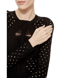 Maison Dauphin | Parallel Framing Pink Gold Ring | Lyst