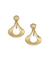 Vaubel | Metallic Curved Doorknocker Earrings | Lyst