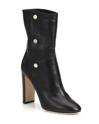 Jimmy Choo | Black Dayno Leather Boots | Lyst