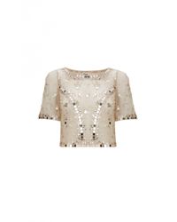 Temperley London | Brown Klementina Top | Lyst