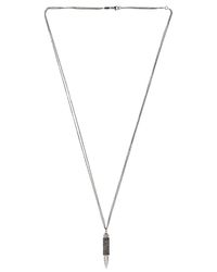 Akillis | White Ak Diamond Pendant Necklace for Men | Lyst