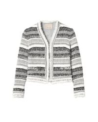 Rebecca Taylor - Gray Artisan Tweed Jacket - Lyst