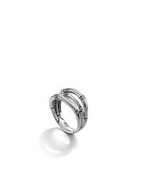 John Hardy | Metallic Bamboo Ring | Lyst