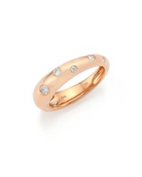 Kwiat | Pink Cobblestone Diamond & 18k Rose Gold Band Ring | Lyst