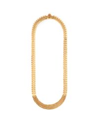 Ela Stone | Metallic Gwen Pyramid Chain Long Necklace | Lyst