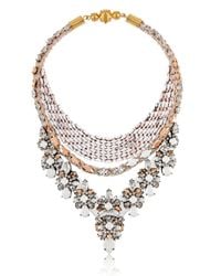 Shourouk | Metallic River Chalk Necklace | Lyst