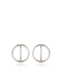 Noor Fares | Metallic Tilsam Creole Hoop Earrings | Lyst